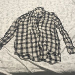 Black and white flannel
